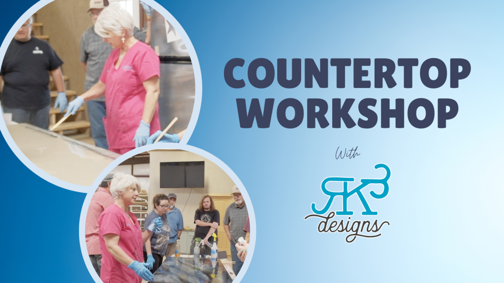 Countertop Workshop Banner with RK3 Designs
