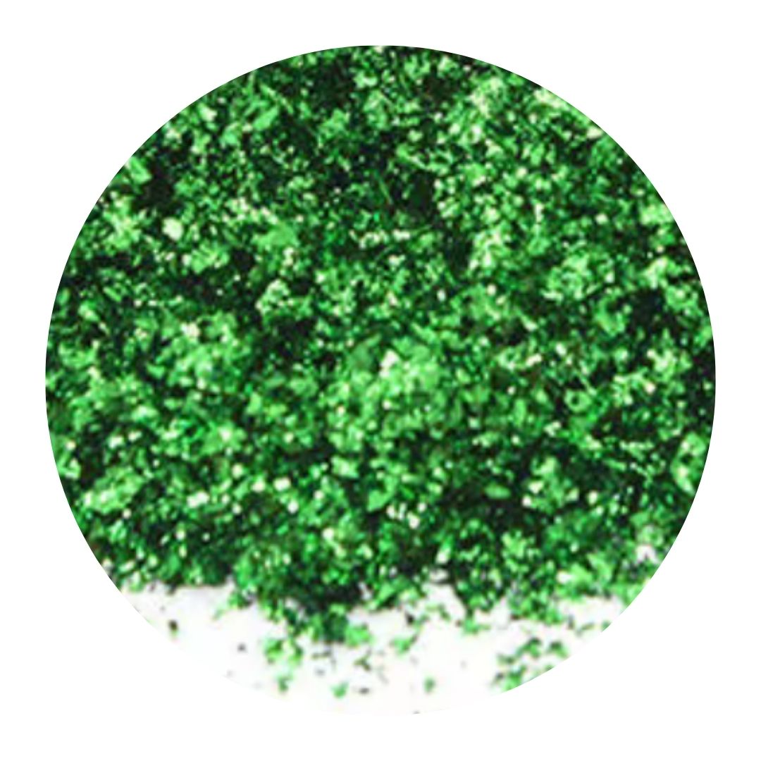 Emerald Alloy Foil Flakes